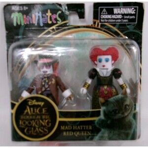 Alice Through Looking Glass Minimates Series 1 Mad Hatter & Red Queen Figures